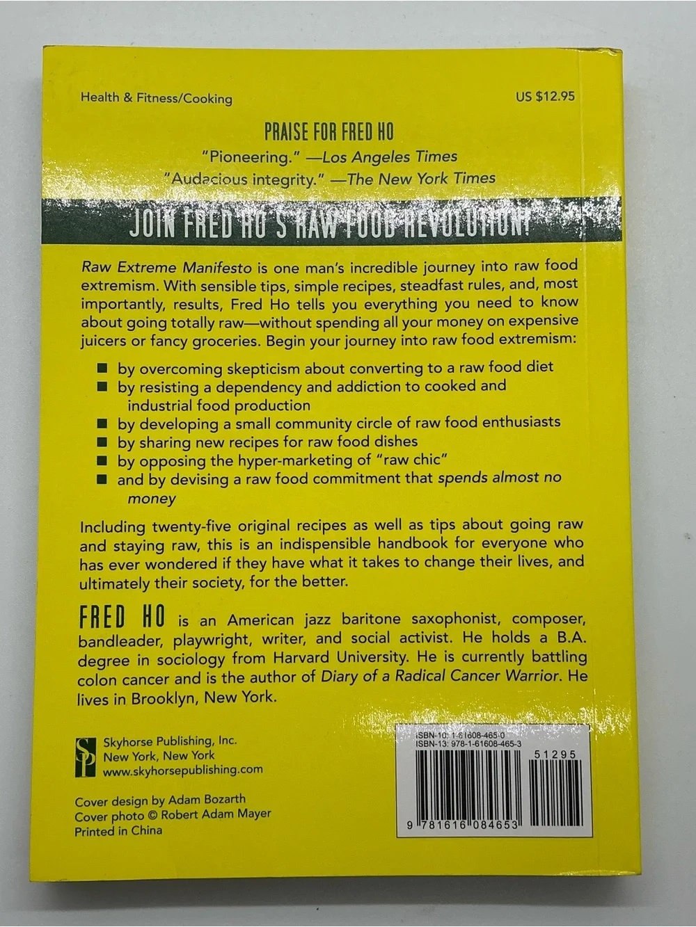 Raw Extreme Manifesto Food Vegan Book Plants Health Food